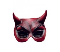 Latex masker: Half Mask Evil 
